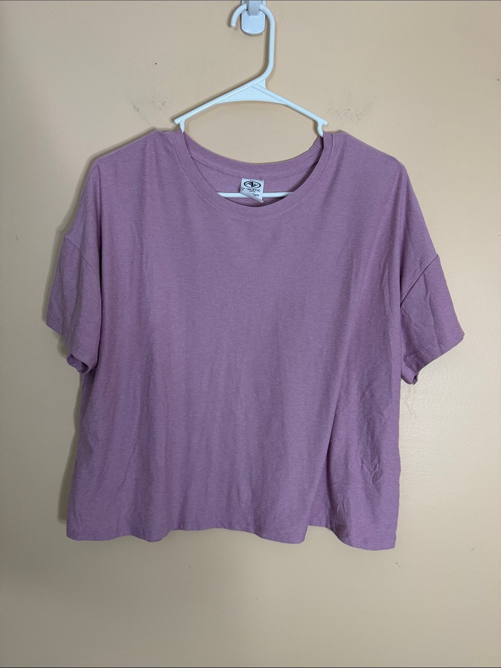 Athletic Works Lavender Crewneck Short Sleeve Tee